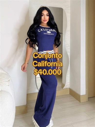 Conjunto Feminino California por $40.000