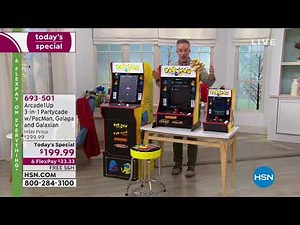 Arcade1Up 3in1 Partycade with PacMan, Galaga and Galaxian