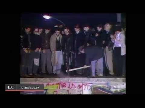 Archive Footage Captures Fall of Berlin Wall