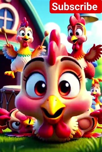 “Crazy Dancing Hens 😂🍌 | Funny Farm Cartoon”🏷️#FunnyHens#CartoonFarm#DancingAnimals#Shorts