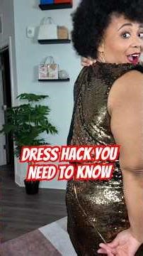 How to Zip Your Dress Alone EVERY TIME #fashionhack #selfsufficientliving #clothinghack