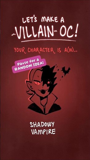 Let's make a VILLAIN character 😈 OC Challenge #ocart #ocdesignideas #occhallenge