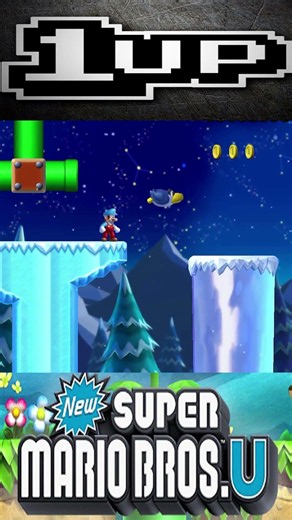 1-UP Trick N'2 Impossible Watch this! | New Super Mario Bros U #Mario #1UP #Nintendo #gaming