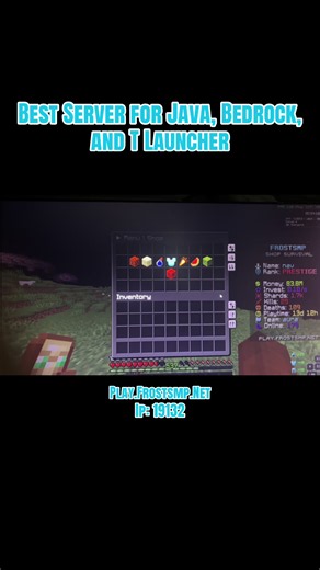 Best Minecraft Server for Java, Bedrock & TLauncher - Play.FrostSMP.Net