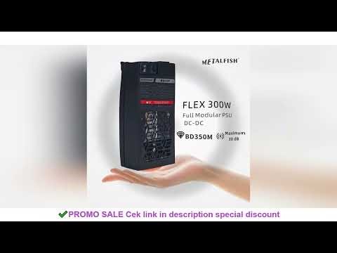 METALFISH Flex 300W Full Modular Power Supply Flex-ATX 1U PSU For ITX Mini PC POS NAS GPU Dock 220-2