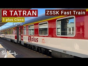 TRIP REPORT | Rychlik Tatran | ZSSK Fast train | 1 plus class | Košice to Žilina