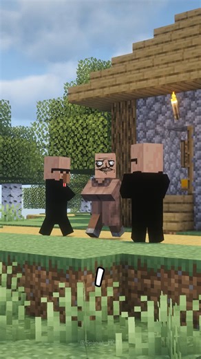 Spiral on Instagram: "bro added the villager mafia to Minecraft #minecraft #minecraftmeme #minecrafthumor"
