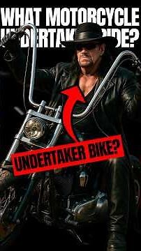 What Kind of Motorcycle Did The Undertaker Ride? 🏍️💀🔥