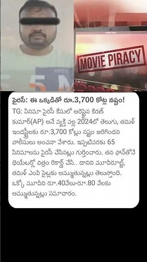 Movie Piracy #moviepiracy #movierulz #tollywood #tamilmovie #piracy #trending #news #motivation