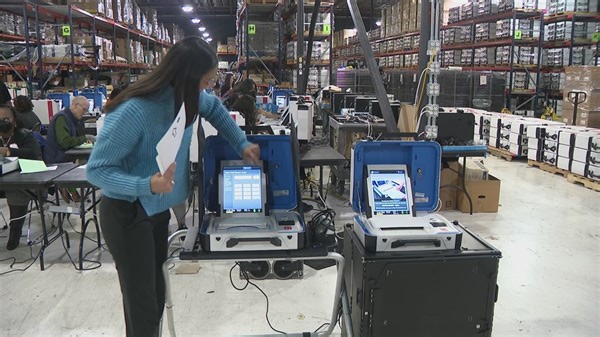 Harris County tests voting machines ahead of first-ever joint primary