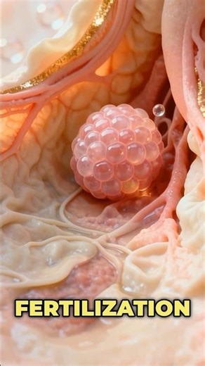 From Ovulation to Pregnancy: The Real Process #reproduction #biology #shorts