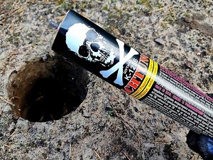 Mega Fireworks in the deep underground hole | Viral spiffy | Viral Spiffy