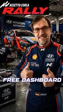 Assetto Corsa Rally - Free Hyundai Dashboard for SimHub - ENHANCED VERSION