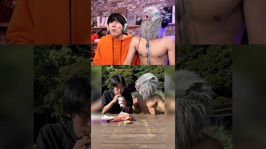 Try not to laugh game! Past self with Inosuke🔥