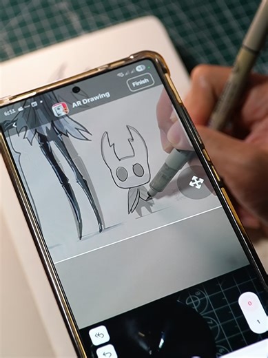 Drawing Pure Vessel and Hollow Knight #hollowknight #fyp #art #trending #drawingtutorial