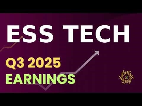 ESS Tech, Inc GWH Q3 2025 Earnings Call