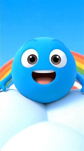 🐞☁️ Blue Bug’s Funny Cloud Adventure | Cute Kids Cartoon Short #cutecartoon #cute #ai