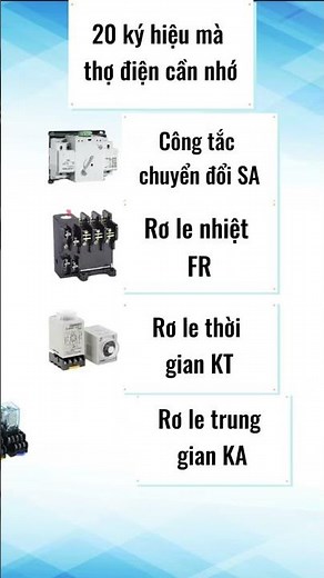 20 ký hiệu điện mà thợ điện cần nhớ