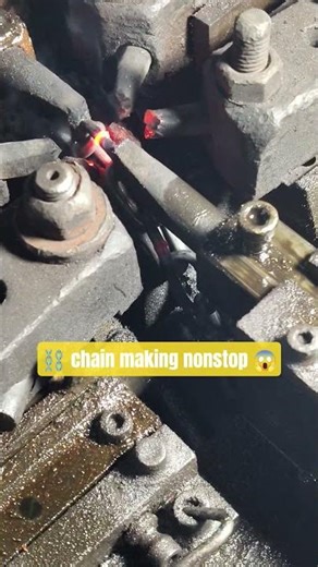 How to make a chain ⛓️ | china machine #manufacturing #machine #factory