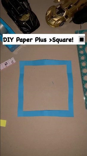 DIY Paper plus | Easy & Satisfying Paper Square Craft