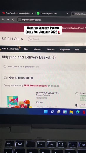 Updated Sephora Promo Codes For January 2026 #Sephora #sephorahaul #sephorasale #couponcommunity #blowthisup