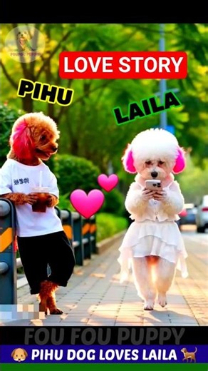 पिहु लैला को कैसे पटाएगा 😄 Cute dogs Pihu & Laila 🐕 #dogvideos #dog #funnydogsq