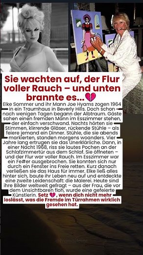 Sie wachten auf, der Flur voller Rauch – und unten brannte es... 💔