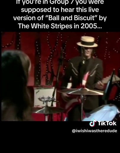 “Ball and Biscuit” by The White Stripes (2003) was recorded live to analog tape at Toe Rag Studios. It’s a raw 12-bar blues jam with Jack White’s fierce guitar solos and swaggering lyrics about being the “seventh son.” The title likely references an old RCA “Ball and Biscuit” microphone. Though not a single, it became a fan favorite and a signature live showpiece… #thewhitestripes #jackwhite #blues #2000s #group7