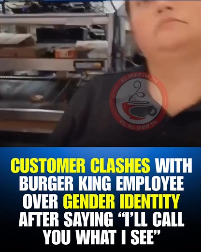 10K views · 74 reactions | A tense moment at Burger King is going viral after a customer refused to use a worker’s preferred pronouns, telling her, “I’ll call you what I see.” The employee, who identifies as female, corrected the customer multiple times before things escalated and management got involved. Social media is now debating respect, pronouns, and customer behavior in service settings. What are your thoughts?  #BurgerKing #ViralVideo | All About The Tea | Facebook