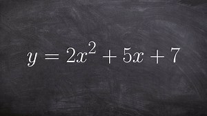 Solving a quadratic by completing the square