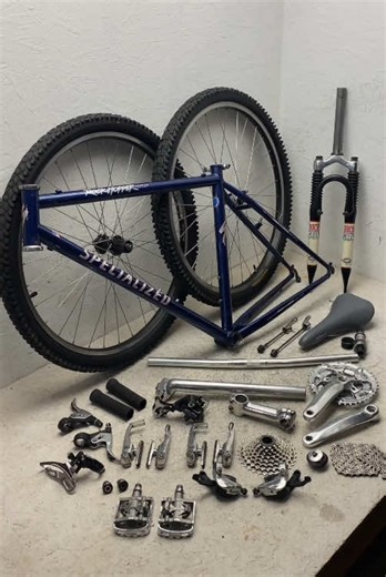 1997 Specialized Rockhopper bike build #restoration #bikebuild #vintagebike #diy