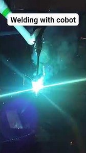 welding with cobot , fronius machine and fanuc cobot