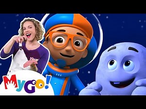 Blippi Wonders | Learn About Gravity! | Cartoons For Kids | MyGo! Sign Language For Kids | ASL