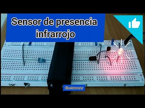 Como hacer un sensor de presencia infrarrojo.! Fácil de realizar..