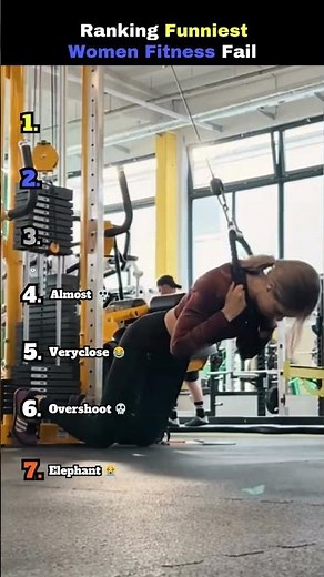 Ranking Funniest Women Fitness Fail😂