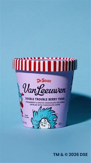 The trouble with just one flavor. Not nearly enough Thing. So we made Double Trouble Berry Thing Ice Cream. Find it now at Kroger for a limited time.