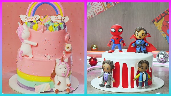 Magical Unicorn & Superhero Cake 🦄🦸‍♂️ – Colorful & Powerful! | Spirit of Cake