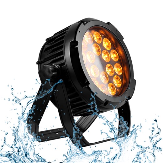 Watch Waterproof 18x18w led par can light IP65 outdoor use Par led on Amazon Live