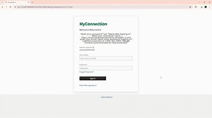 How to Reset your Password in MyConnection