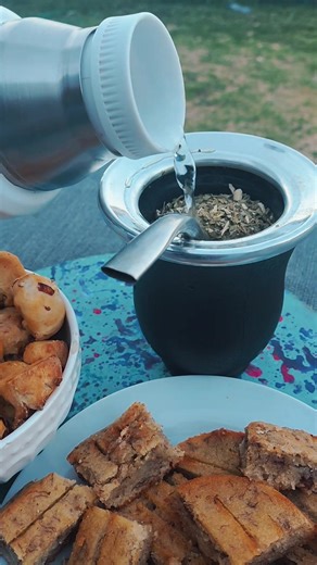 Hora del mate con opción dulce