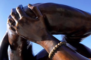 Watch live: ‘The Embrace’ sculpture unveiled on Boston Common