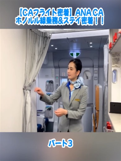 【CAフライト密着】ANA CA ホノルル線乗務＆ステイ密着！！パート3#全日空 #飛行機 #空港 #羽田空港 #成田空港 #パイロット #fyp #foryoupage❤️❤️ #viral #trending