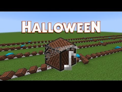Minecraft: Halloween Theme with Note Blocks