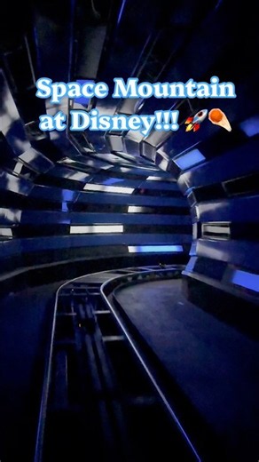 🚀space mountain at Disneyland!!!👽 #space #disney #disneyland