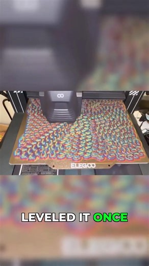 One-Time Leveling Wonder: Elegoo Neptune 4 Pro's Magic! #3Dprinting #shorts #shortsfeed