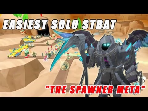 ❄️ How I Beat Frost Mode SOLO Using Only a SPAWNER Tower - Easy Guide || TDS - Roblox