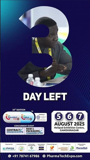 Just 3 Days to Go! India's Largest PharmaTech & LabTech Expo Awaits You