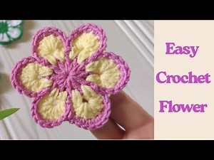 Crochet Flower Tutorial Step by Step Guide | Easy & Beautiful Design