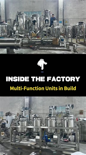INSIDE THE FACTORY: 2 Multi-Function Extraction & Concentration Units Being Built#FactoryTour