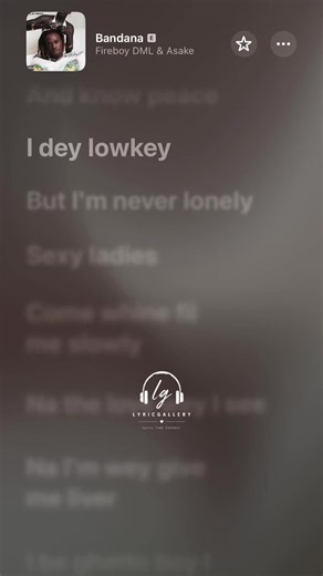 Bandana - Fireboy DML ft Asake #lyrics #viral #songlyrics #nostalgia